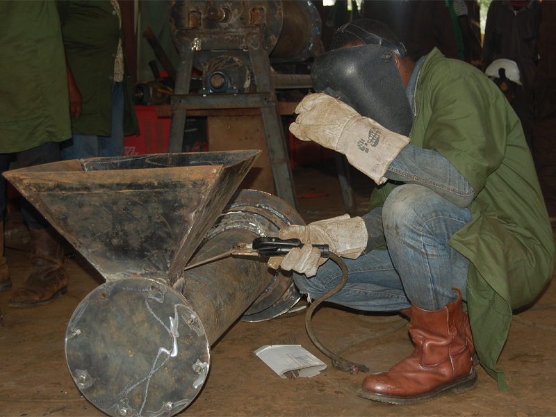 slawd peters trainee welding